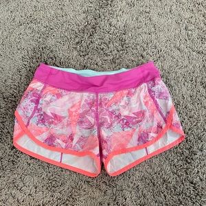LULULEMON/ivivva multicolored shorts